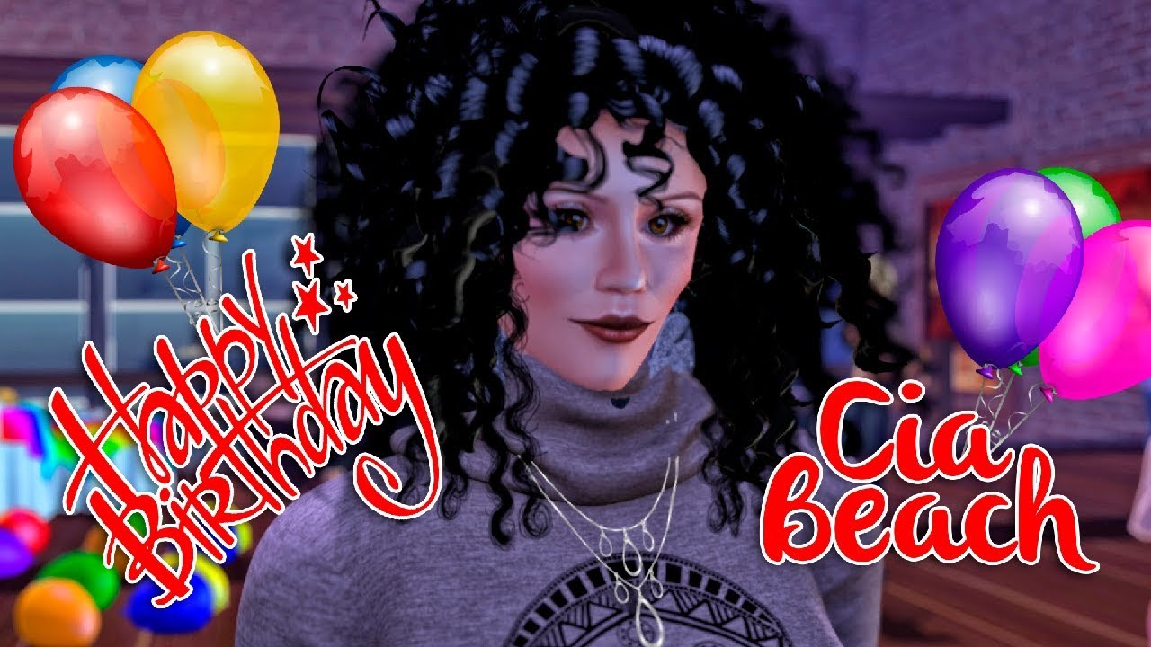 Cia Beach - Birthday Party - 25 march 18 - Second Life