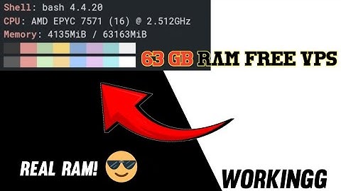 Free 63GB Ram Vps [Absolutely Free!] , Real Ram , Unlimited || Free Vps || 30 Days Trial || Free rdp