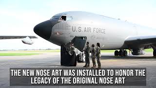 Kc-135 Squawkin Hawk & Silver Dollar Nose Art Dedication Ceremony Rafm Honors Black Week