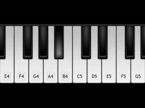 117 تعليم عزف اغنية اي شعور خديجة معاذ على بيانو الجوال