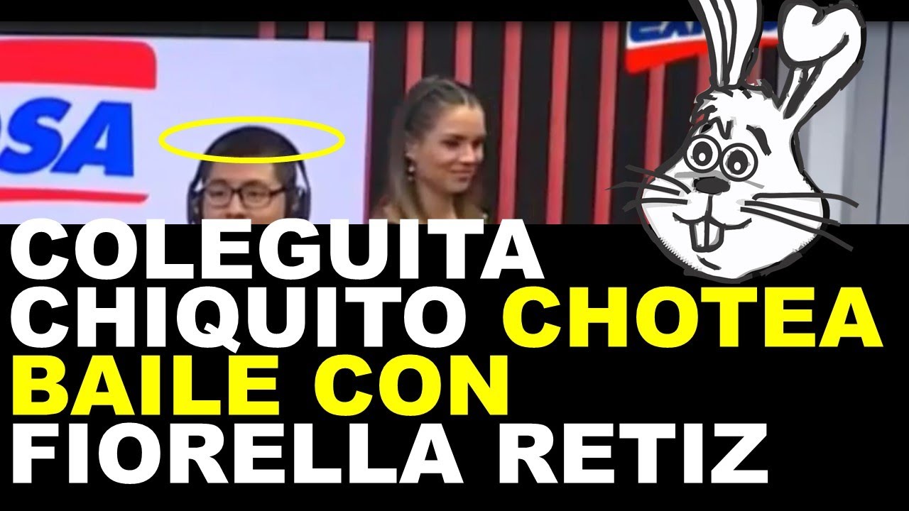 JEAN RODRIGUEZ CHOTEA BAILE EN VIVO CON FIORELLA RETIZ