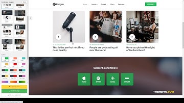 Roogan - Personal Audio Podcast WordPress Theme video personal podcast Easy Create Website