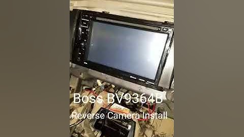 Boss BV9364B Back-up Camera Install