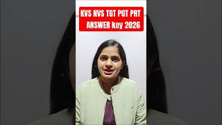 KVS NVS TGT PGT PRT ANSWER KEY RELEASE|kvs answer key update ‎⁨@gmt0⁩  #emrs #kvs #nvs #kvsanswerkey