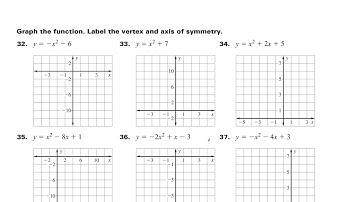 10 2 Quadratic Functions Video