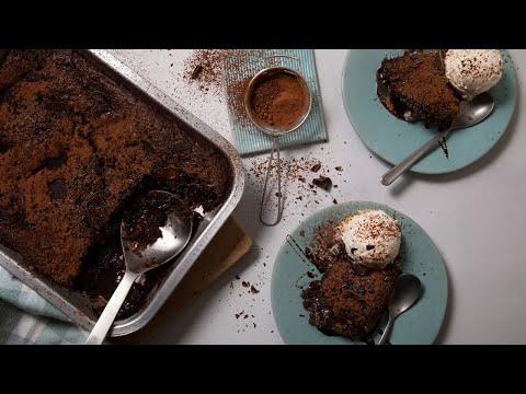 WATCH: How to make self-saucing chocolate pudding