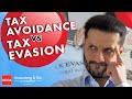 Tax avoidance vs tax evasion  understand the difference