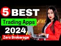 5 Best Demat / Trading Apps for Beginners in India for Options Trading 2024