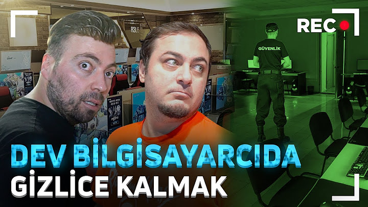 GECE GİZLİCE DEV BİLGİSAYARCIDA KALDIK !! @TAMEROYUN