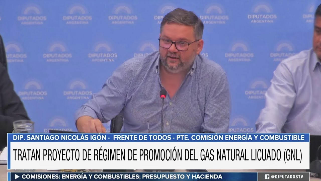 Diputados abordan Régimen de Promoción del Gas Natural Licuado
