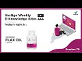 Vestige Weekly E-Knowledge Bites | Vestige Flax Oil Capsules Mp3 Song