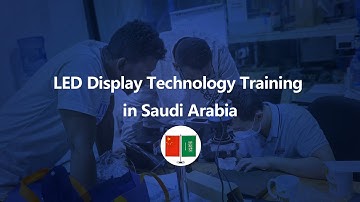 2025 LED display technology training in Saudi Arabia | EagerLED LED Screen Manufacturer