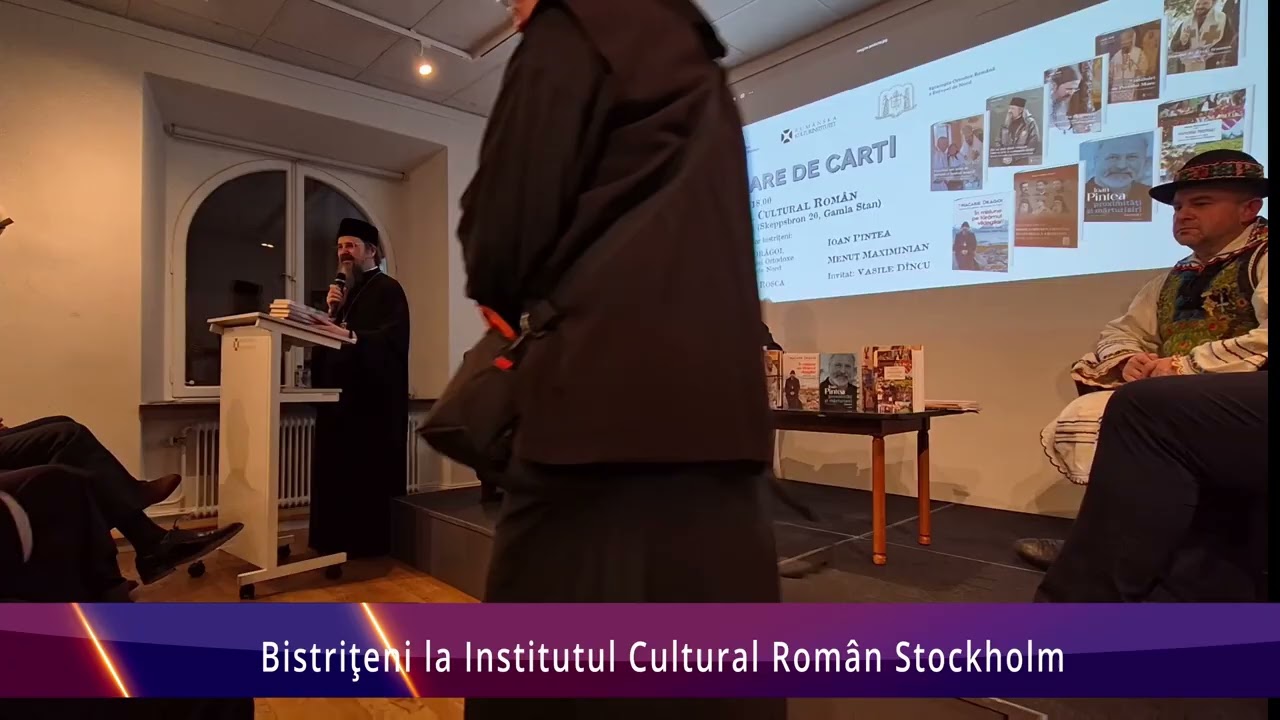 Eveniment bistrițean la Institutul Cultural Român de la Stockholm