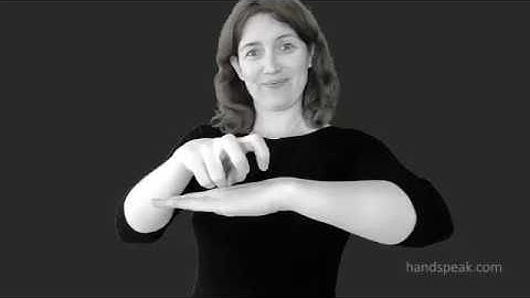 ASL classifiers: [objects] on a table