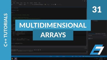 C++ Programming Tutorials - 31 - C++ Multidimensional Arrays - Eric Liang