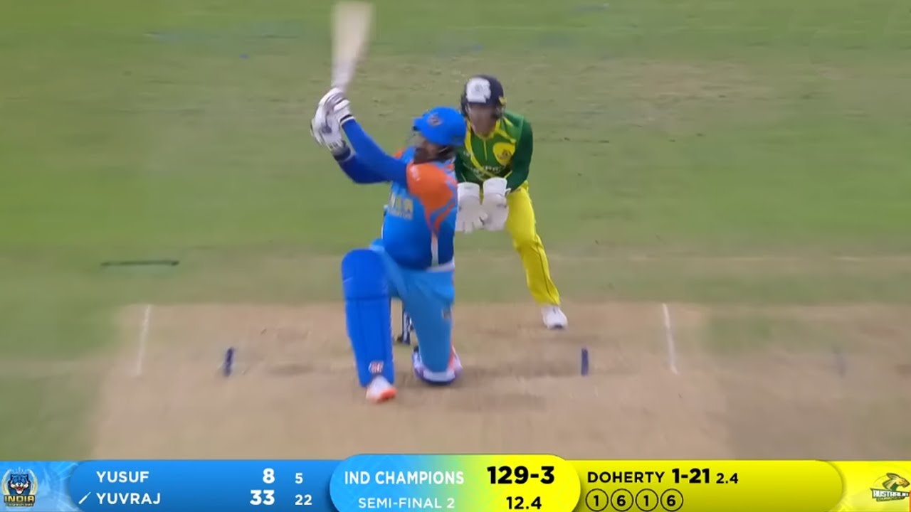 Yuvraj Singh 59 off 28 vs Australia | Ind vs Aus World Championship of ...