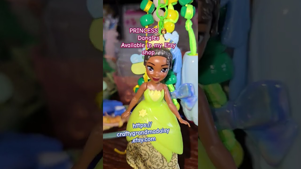 Princess bag charms in my etsy shop