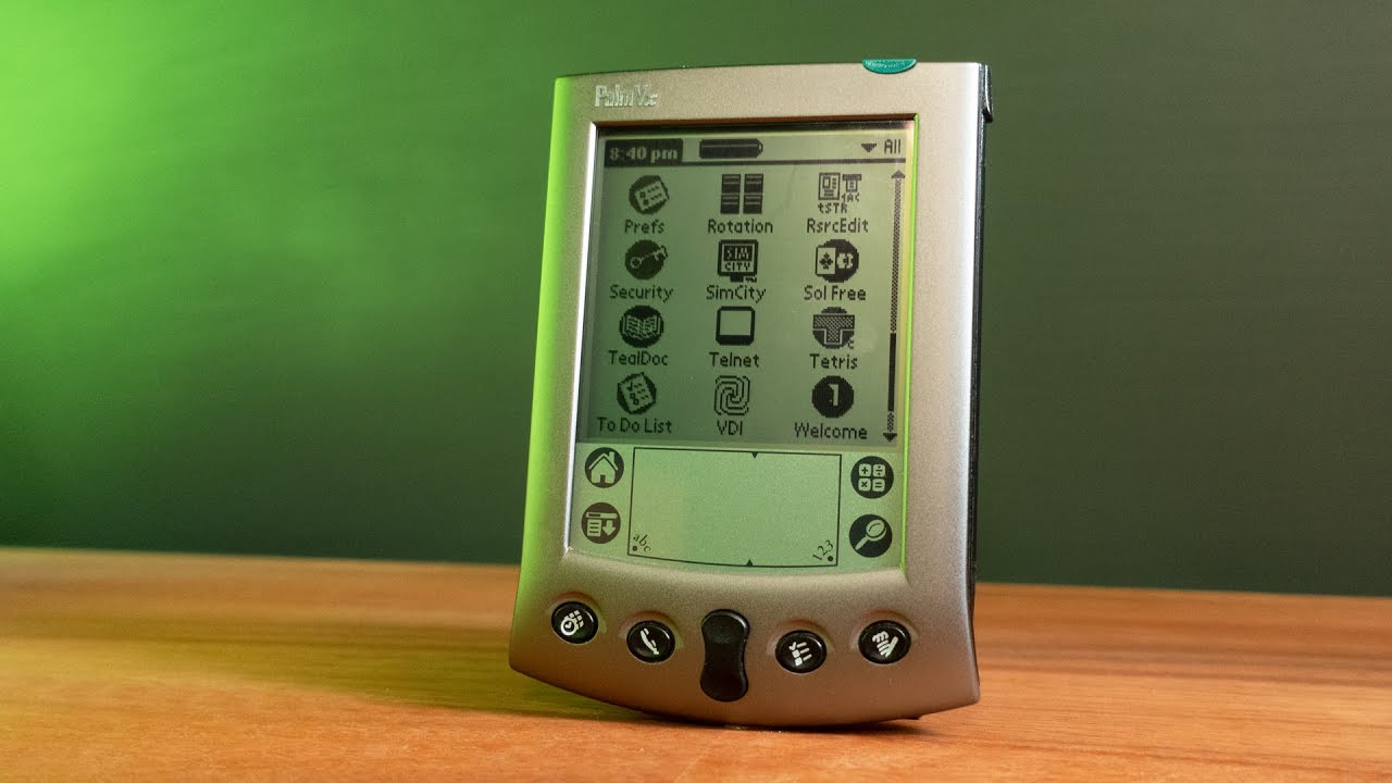 Retro Review: Palm m105 Handheld PDA! - YouTube