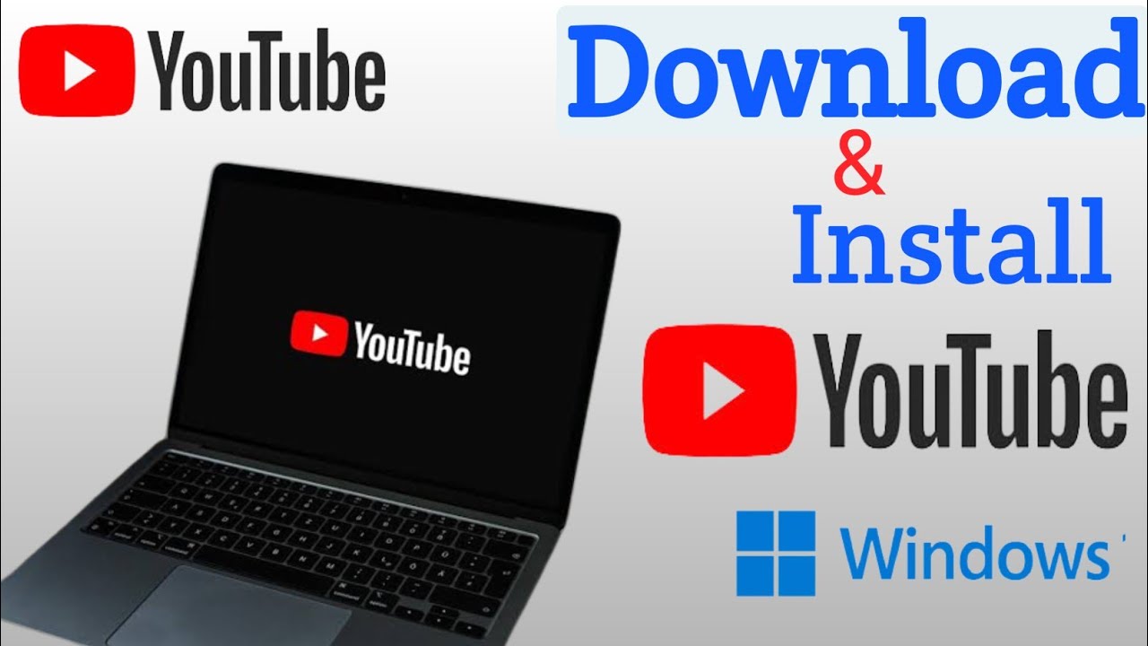 How To Download YouTube In Laptop | Create YouTube Shortcut On Desktop ...