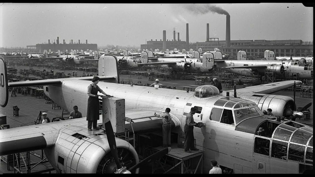 German Spies Sent Home Reeling—Ford’s 1.5 Million-Part Bomber Rolled Out Every 63 Minutes