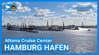🔴 LIVE: Hamburger Hafen – HD Webcam am Cruise Center Altona