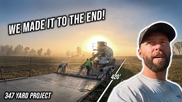 The Massive Driveway is Finally Done!