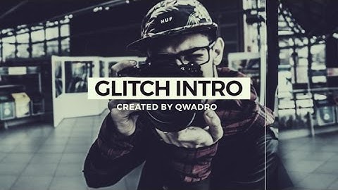 Modern Glitch Intro ( After Effects Template )★ AE Templates