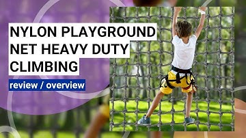Review: Heavy Duty Nylon Playground Climbing Net for Kids & Adults