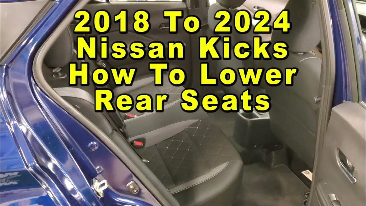 Nissan Kicks How To Lower Rear Seats Fold Backseats 2018 2019 2020 2021