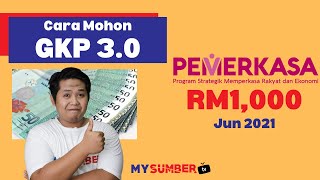 Cara Mohon Geran Khas Prihatin GKP 3.0 Bantuan RM1,000 & Semakan Status (Tutorial Step by Step)