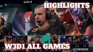LEC Winter 2024 W3D1 - All Games Highlights | Full Day Week 3 Day 1 LEC Winter 2024