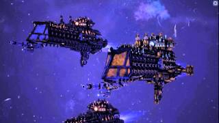 Battlefleet Gothic: Armada. Eldar corsairs and Chaos vs Nova Cannon