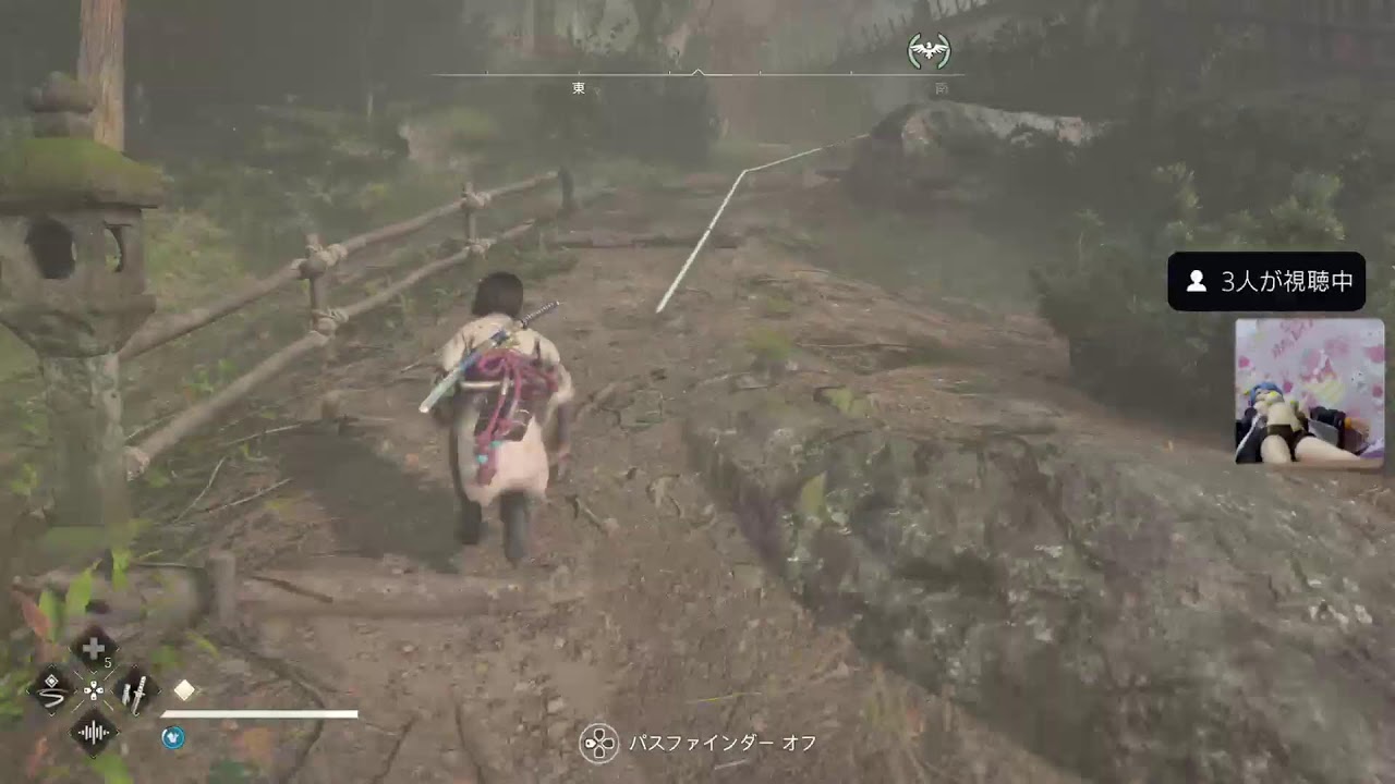 アサシンクリード・シャドゥズ🏯☆PS5/ゲーム下手姉妹⚧️愛川梨沙&🍑ぴぃ～ちふらわ～ぁ♪桃花です♪ 14  回目今日もダイブポイント?開放、お供え、お参り14回目♪(/-＼*)めぐりいろいろ頑張