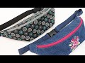 How to sew a Classic Fanny Pack: Detailed Instructions by learncreatesew