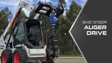 Himac Skid Steer Auger Drive - Himac Attachments
