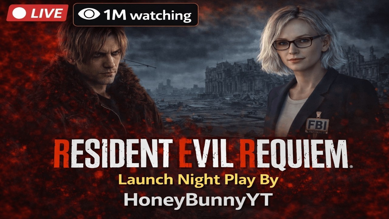 🔴Resident Evil 9 requiem  LIVE 😱 | Scariest Horror Game  | HoneyBunnyYT | Day-1 #re9 #re9requiem