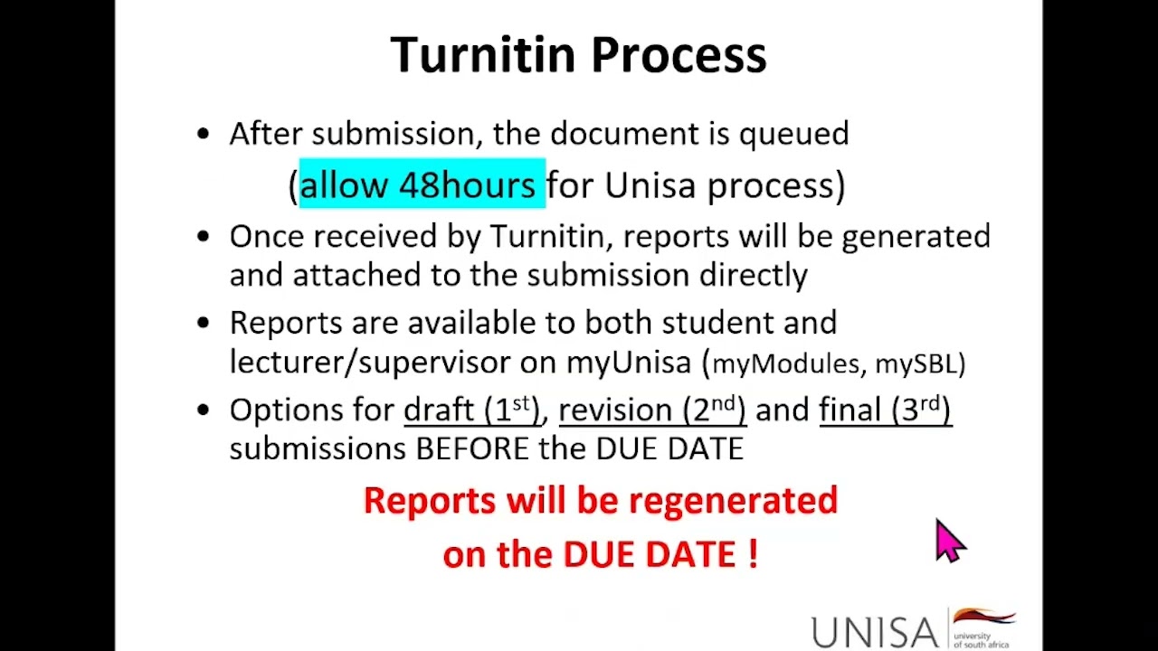 Honours Research Training Workshop - Turnitin
