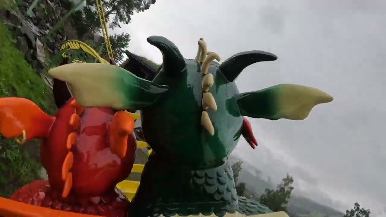 Fyr & Flamme @ Hunderfossen Eventyrpark, Norway - onride POV