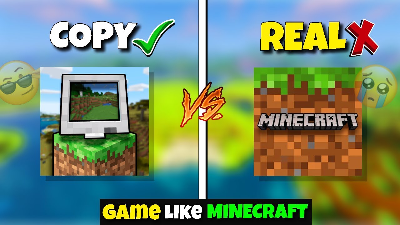 Top 5 Copy Games Like MINECRAFT JAVA 🤑 || Minecraft Copy Games ⚡ - YouTube