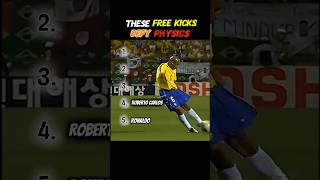 Top 5 Legendary Free Kicks in football history | top 5 best free kicks of all time #football #viral
