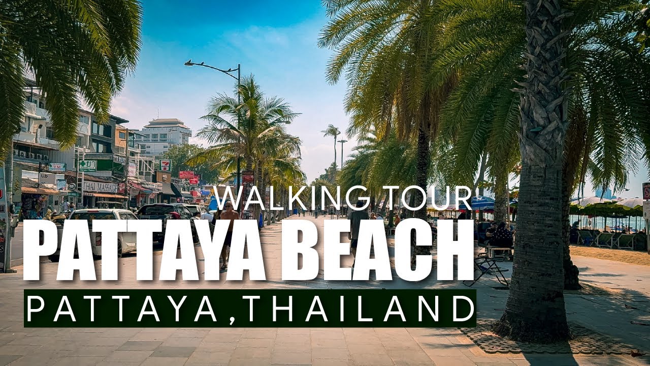 POV Walking Tour – Pattaya Beach | Day Walk | 4K No Commentary