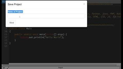 Java Getting Started with Online GDB