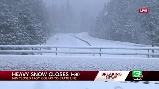 Sierra travelers on Interstate 80 deal with traffic jams, delays