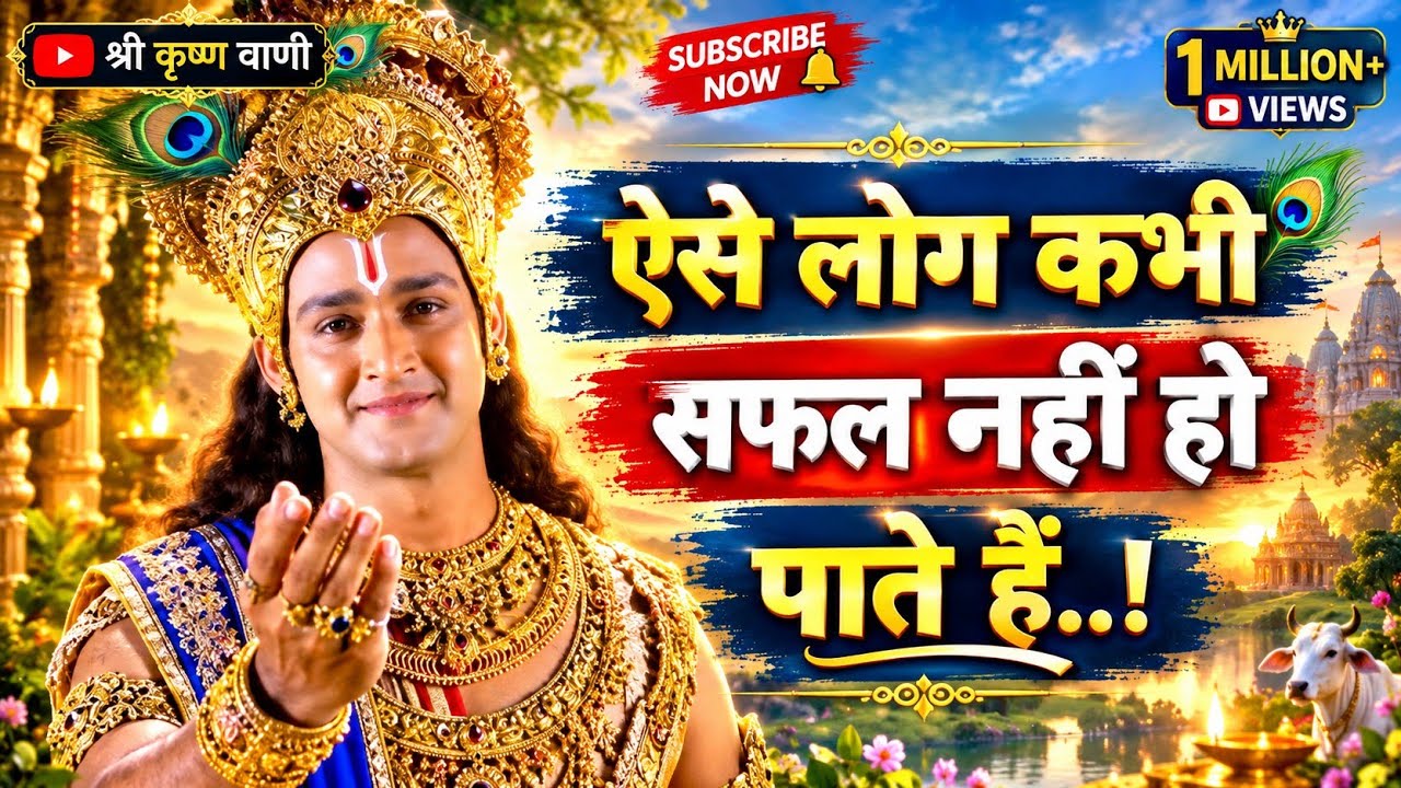 ऐसे लोग कभी सफ़ल नहीं हो पाते हैं | Motivation Speech #motivation #krishnaquotes #krishnavani