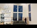 DIY IKEA CURTAIN HACK -NO SEW SMART EXTRA LONG CURTAINS TURNED