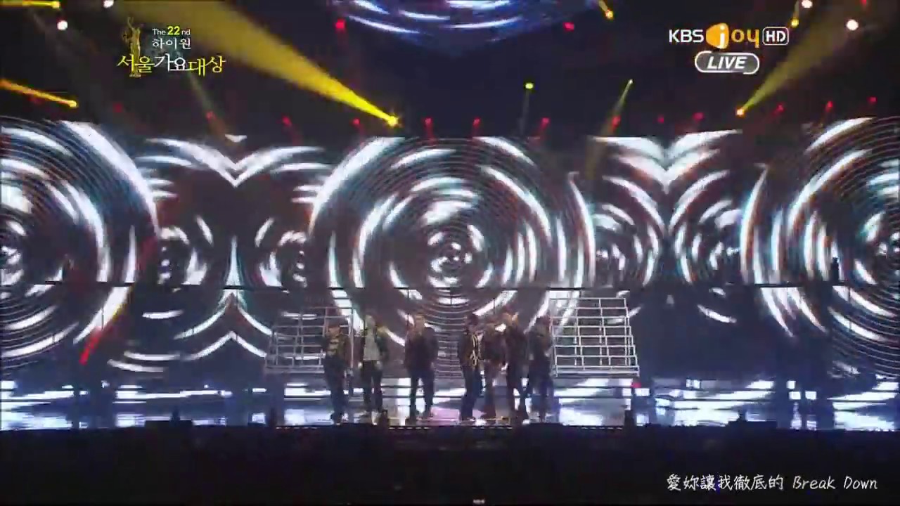 130131 SUPER JUNIOR & SUPER JUNIOR M - Sexy & Free & Single + Break down (繁體中字)