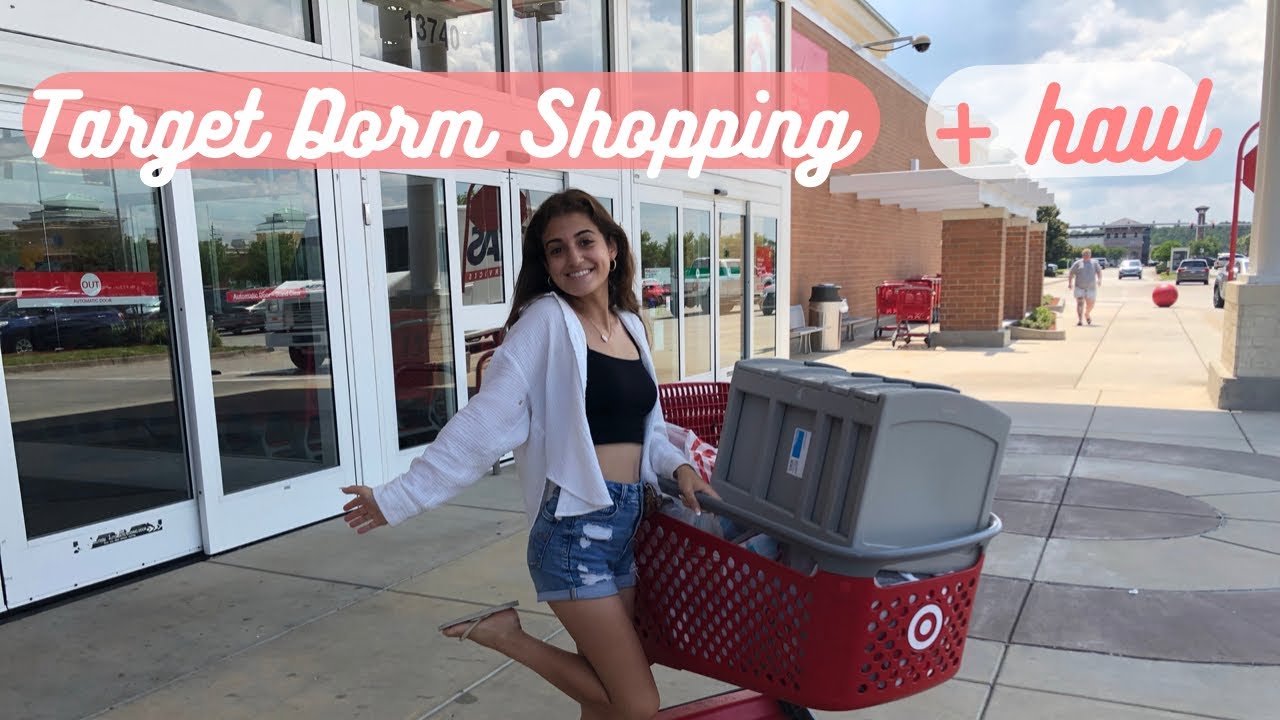 Freshman Year Dorm Shopping + Haul at Target!