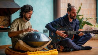 Handpan + Guitar | Alex Serra and Zitrovision | 1 Hour Music Meditation for Loving Care and Presence