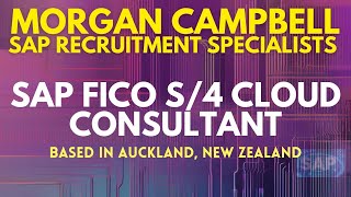 Senior SAP FICO S/4 Cloud Consultant (Permanent Role Based in Auckland, New Zealand)