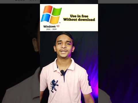 Use Windows XP in free without downloading 🔥| Amazing trick 👍